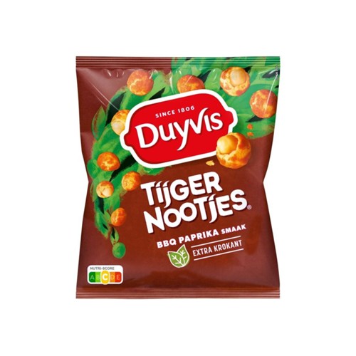 Duyvis tijgernoten BBQ paprika zak 275 gram