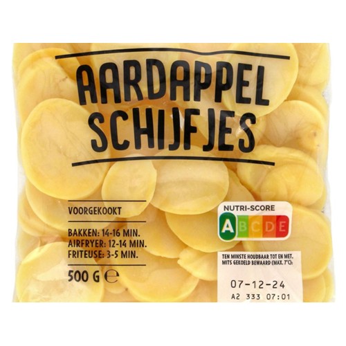 Lekkermakkelijk aardappel schijfjes naturel 500 Gram