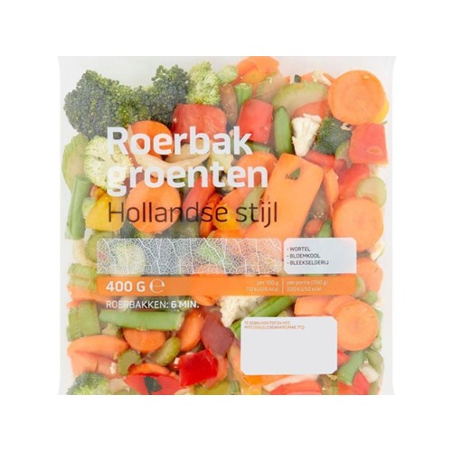 Hollandse roerbakgroenten 400 gram