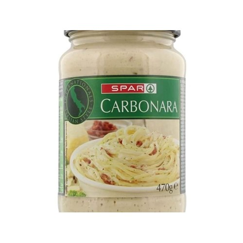 Spar pastasaus carbonara  390 Gram