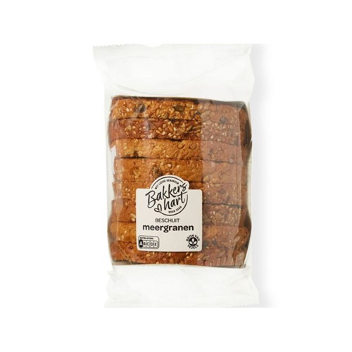 BakkersHart beschuit meergranen 184 gram