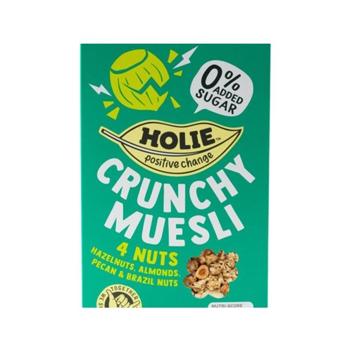 Holie muesli crunchy 4 noten 400 gr