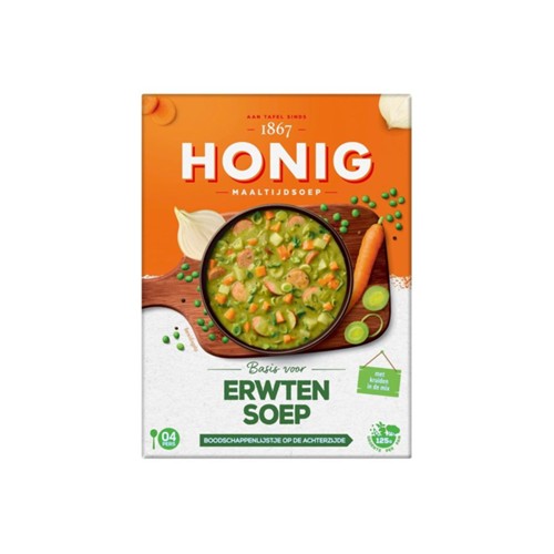 Honig soep erwten doos 137 gr