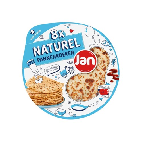 Jan pannenkoeken naturel 8 stuks