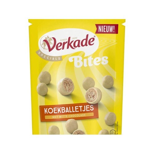 Verkade koekballetjes witte chocolade  120 Gram