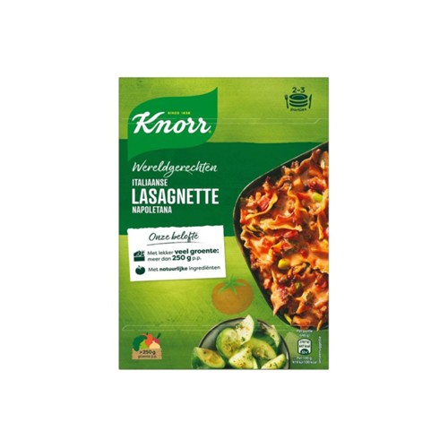 Knorr wereldgerechten Italiaanse lasagnette napoletana
