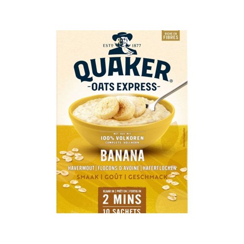 Quaker oats express banaan Doos 348 gr