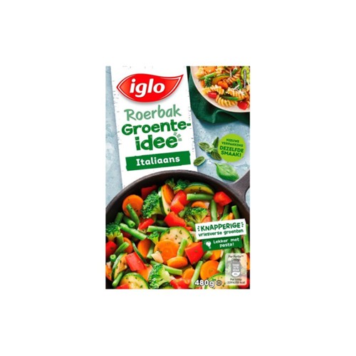 Iglo roerbakgroente italiaans doos 480 gram