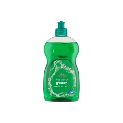 g'woon afwasmiddel fles 0.5 liter