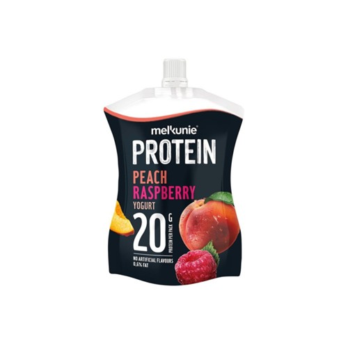 Melkunie Protein Peach And Raspberry Yogurt 200 gram