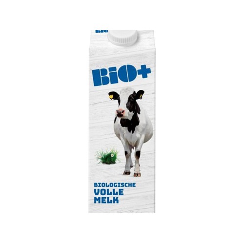 Bio+ volle melk pak 1 liter