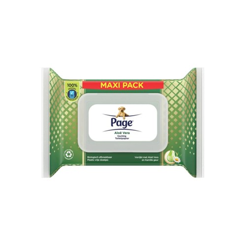 Page aloe vera vochtig toiletpapier maxi pack
