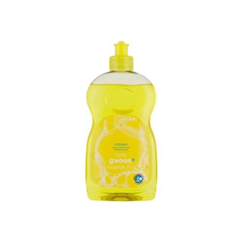 g'woon afwasmiddel geconcentreerd citroen fles 0.5 liter