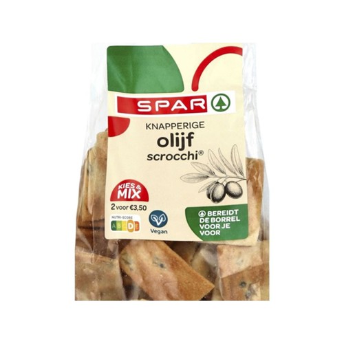 Spar scrocchi olijf 150 Gram