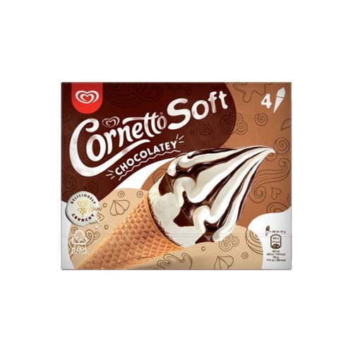 Ola soft chocolate 4 stuks doos 560 ml