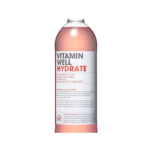 Vitamin Well hydrate fles 500 milliliter