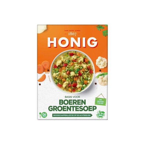 Honig groentesoep boeren doos 41 gr