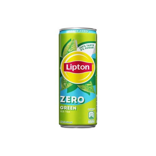 Lipton ice tea green zero blik 250 ml
