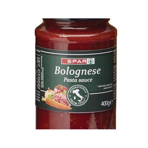 Spar pastasaus bolgonese  400 Gram