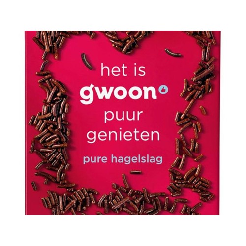 g'woon hagelslag puur  400 Gram