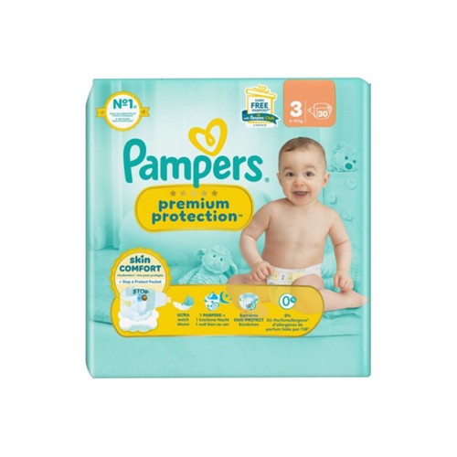 Pampers premium protection maat 3 30 stuks