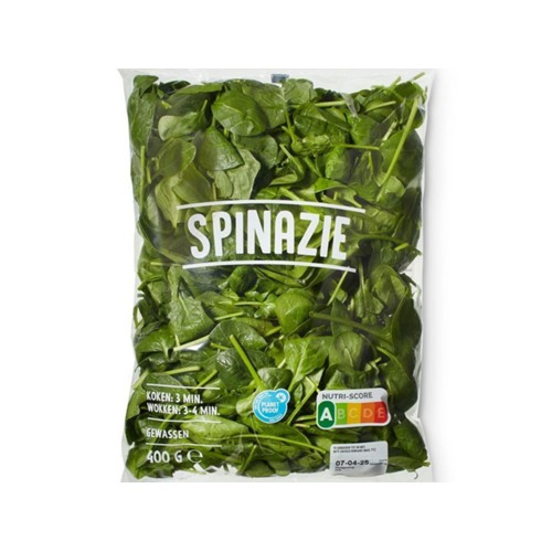  spinazie Zak 400 Gram
