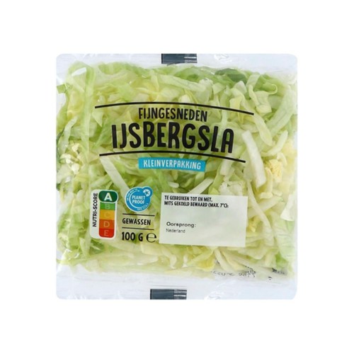 Ijsbergsla fijn 100 gram