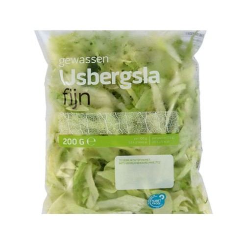 Ijsbergsla fijn 200 Gram