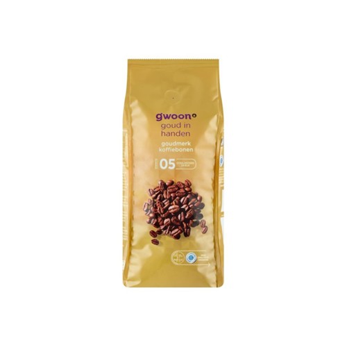 g'woon koffiebonen goudmerk