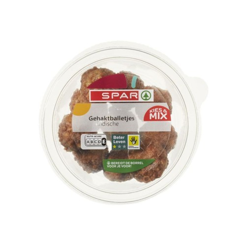 Spar Indische gehaktballetjes 110 gram