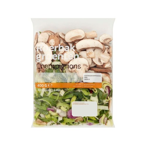 champignon roerbakgroenten zak 400 gram