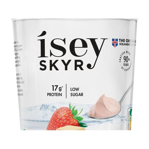Isey Skyr aardbei witte chocolade 400 Gram