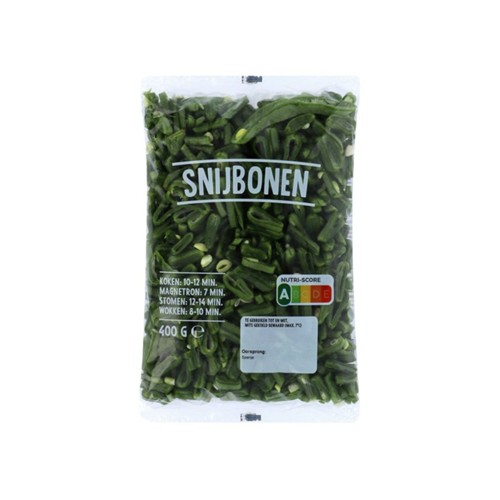 snijbonen zak 400 gram