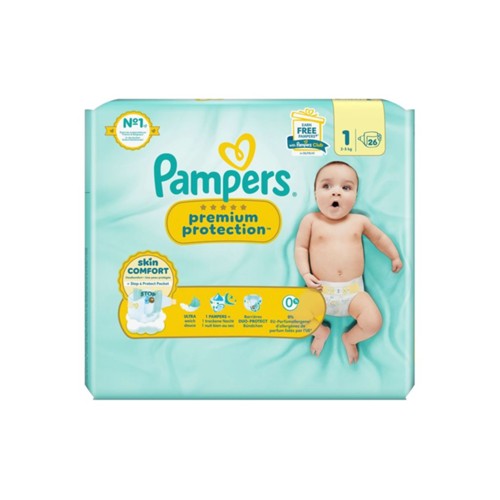 Pampers premium protection maat 1 26 stuks