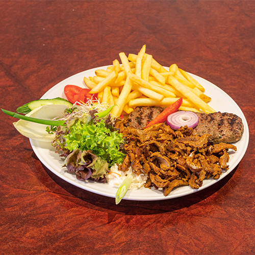 Shoarma en kebab köfte mixed grill