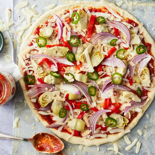 Spicy veggie pizza 30cm