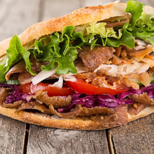 Broodje kip kebab