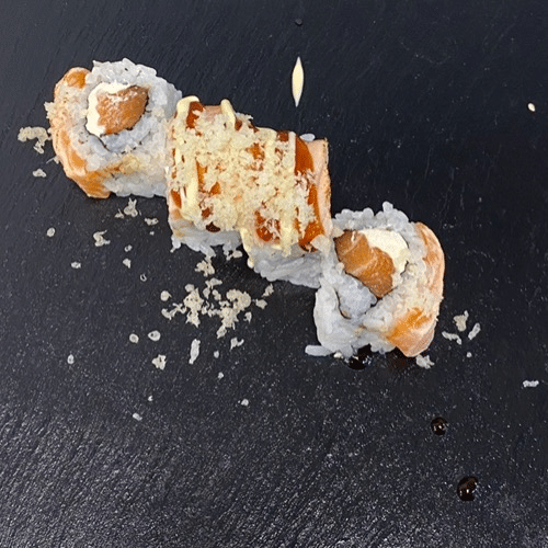 Double salmon roll