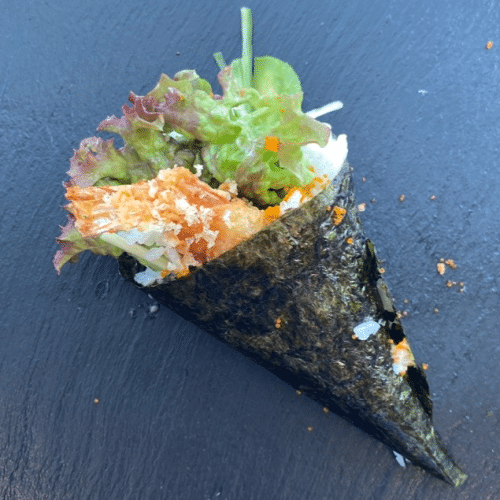 Tempura temaki
