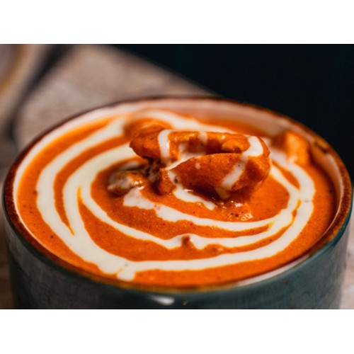 BUTTER CHICKEN (Served with aromatic, long-grained Basmati Rice)