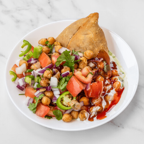 Samosa chaat