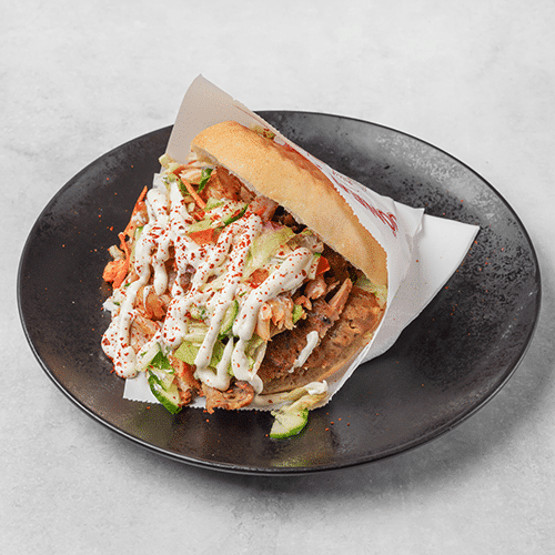 Broodje döner lamsvlees