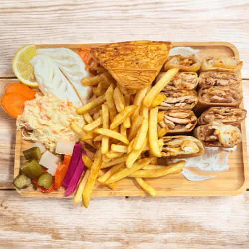 Dubbele Arabische shoarma