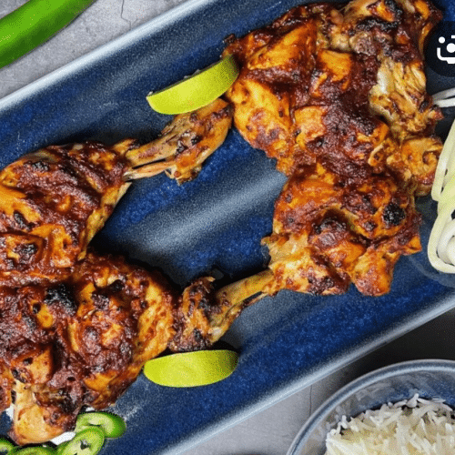 Gegrilde kippenbout satésaus speciaal