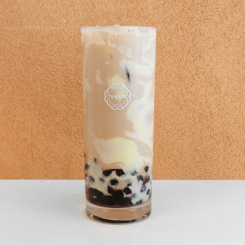 Creme brulee milk tea