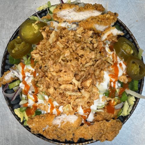 Crispy chicken platter