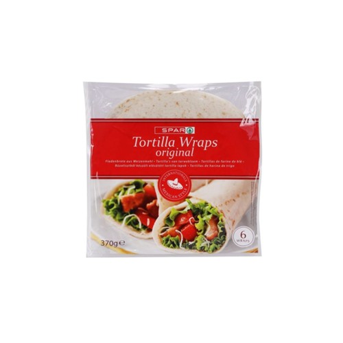 SPAR flour tortilla wraps 370 gram