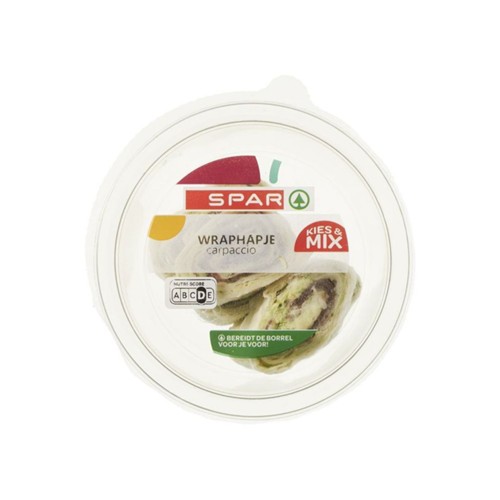 Spar wraphapje carpaccio 100 Gram