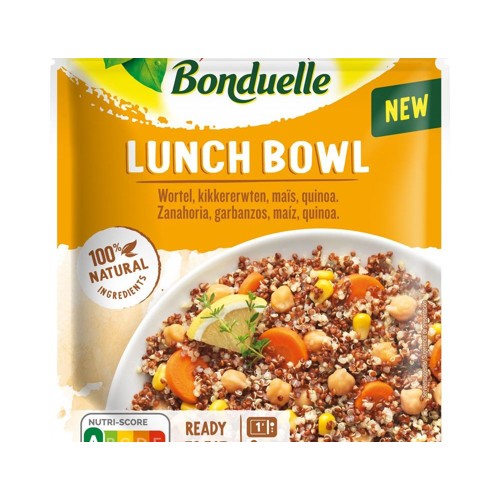Bonduelle Lunch Bowl Quinoa en kikkererwten Stazak 250 Gram