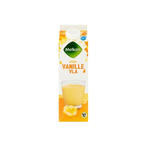 Melkan vanille vla 1 liter